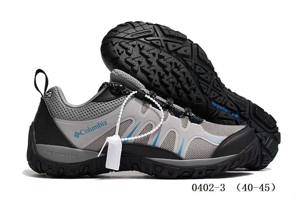 Columbia 0402 Runner – Grey, Blue Accents